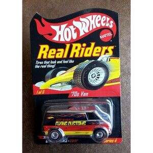 2005 Hot Wheels '70S VAN Chrome HWC.COM SERIES 4 REAL RIDERS Limited Edt  /11000